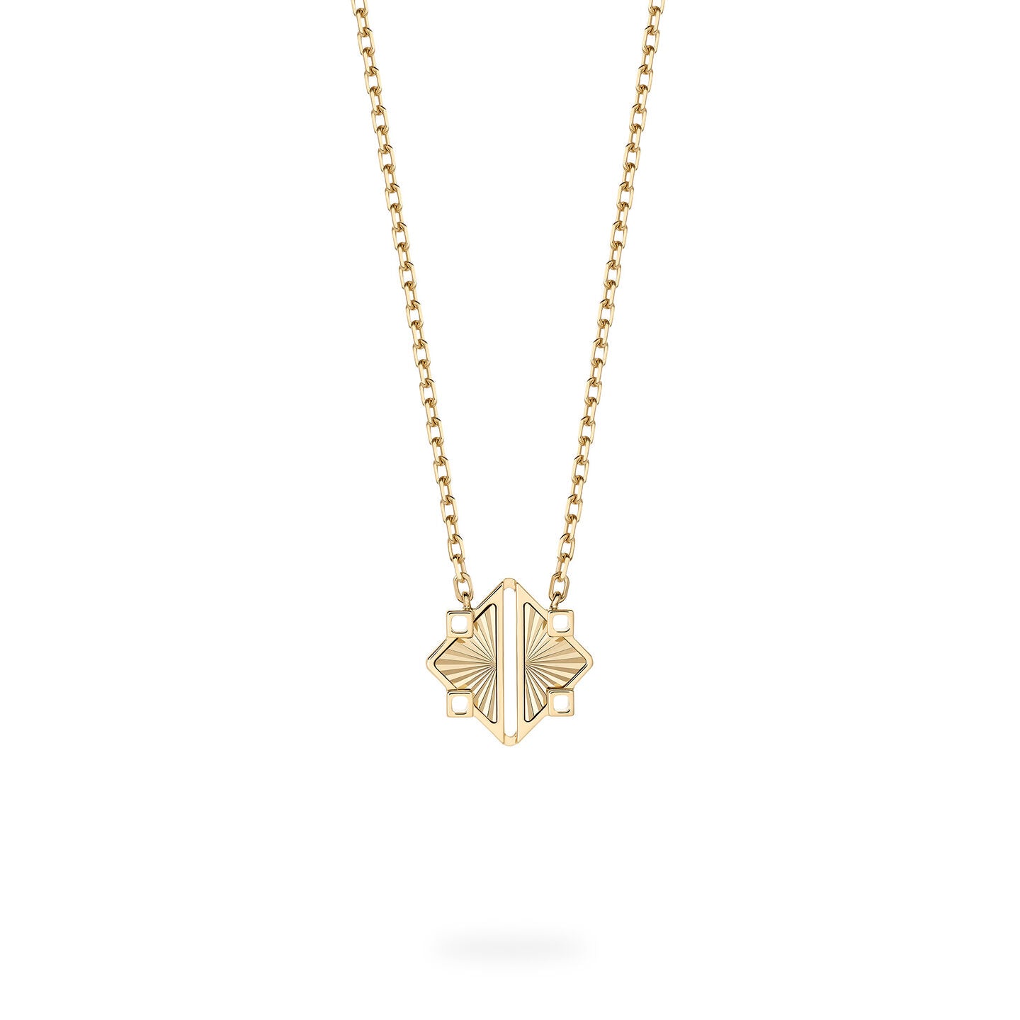 Birks Muse® Guilloché Yellow Gold Pendant, X-Small 450018465825