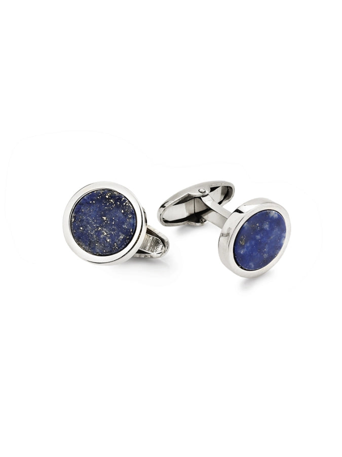 925 Silver cufflinks with lapis lazuli 463819