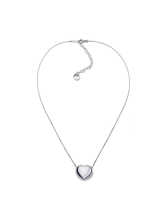 Silver necklace with heart 571561