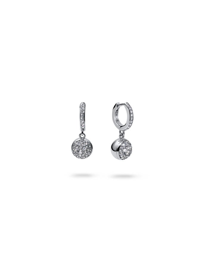 Silver drop earrings Gea 577583s
