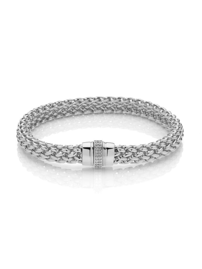 Chicco silver bracelet with cubic zirconia 557782