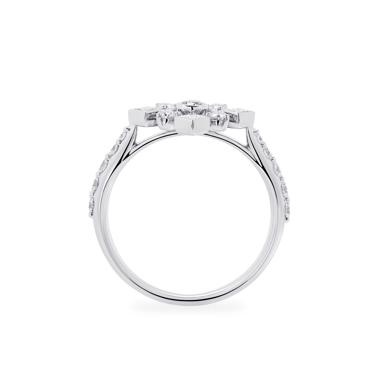 Birks Snowflake  Diamond Ring 450016922184