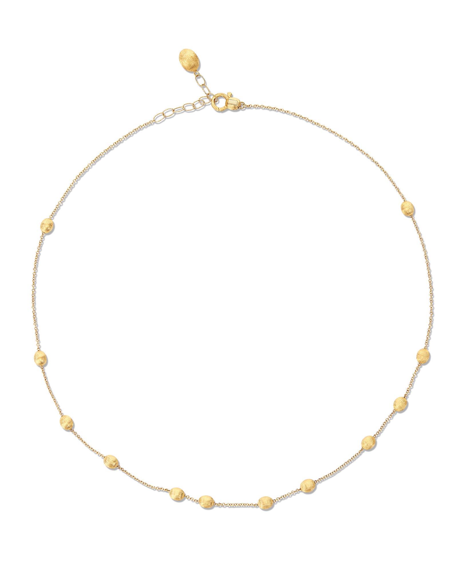 "SOFFIO" GOLD BOULES COLLAR NECKLACE CN6-583