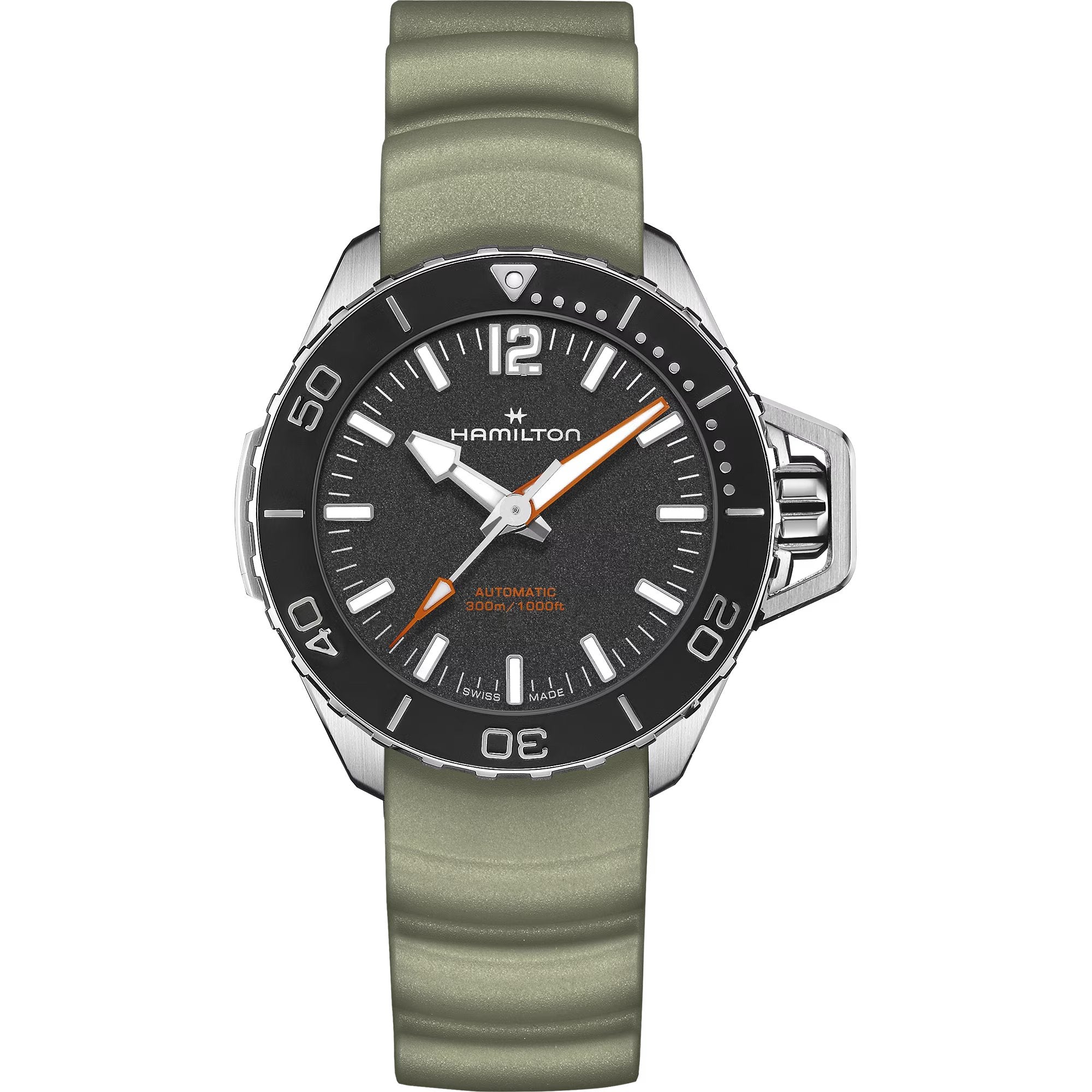 HAMILTON - Khaki Navy Frogman Automatic Men's Watch H77455331