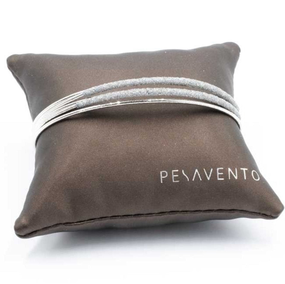 Pesavento Rhodium and Grey Dust Bracelet WDNAB092