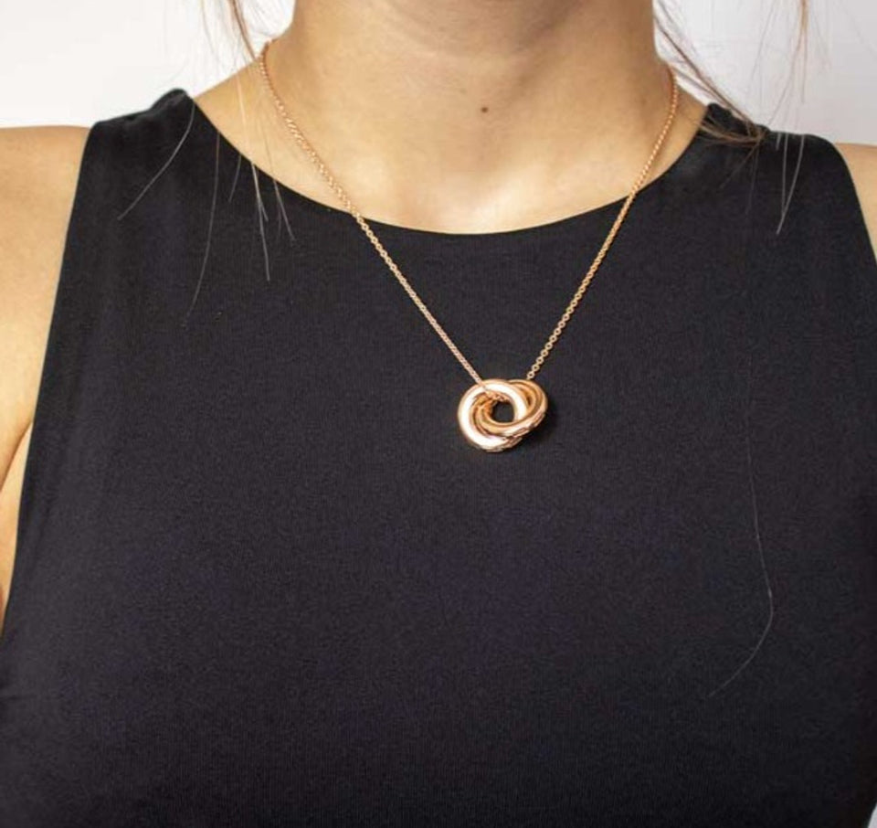 PESAVENTO ROSE GOLD PLATED NECKLACE WELGE012