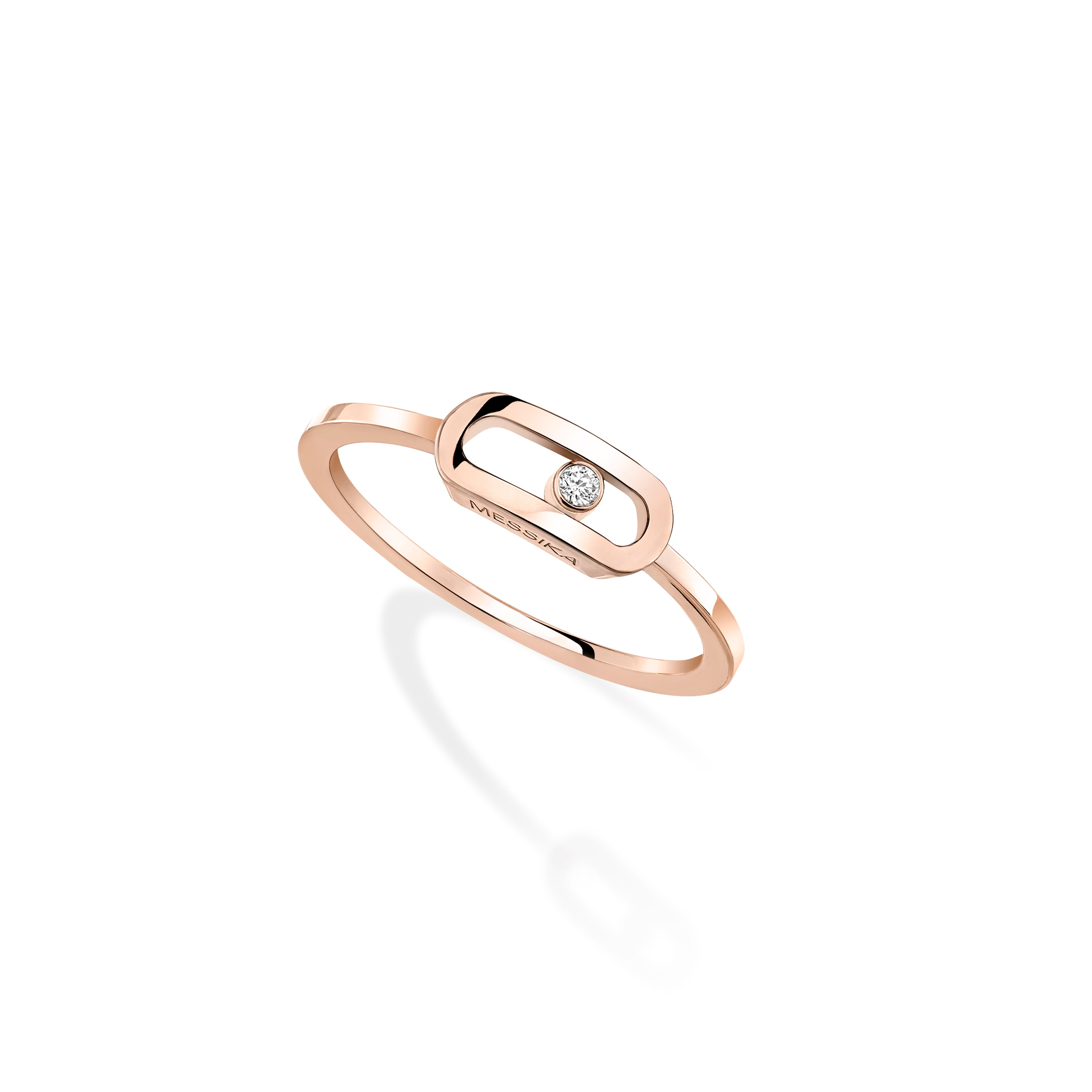 Messika PINK GOLD DIAMOND RING GOLD MOVE UNO 10055-PG-53