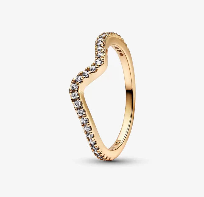 MISS MIMI 14K YELLOW GOLD 02-018773-02 0.25CT WAVE DIA RING