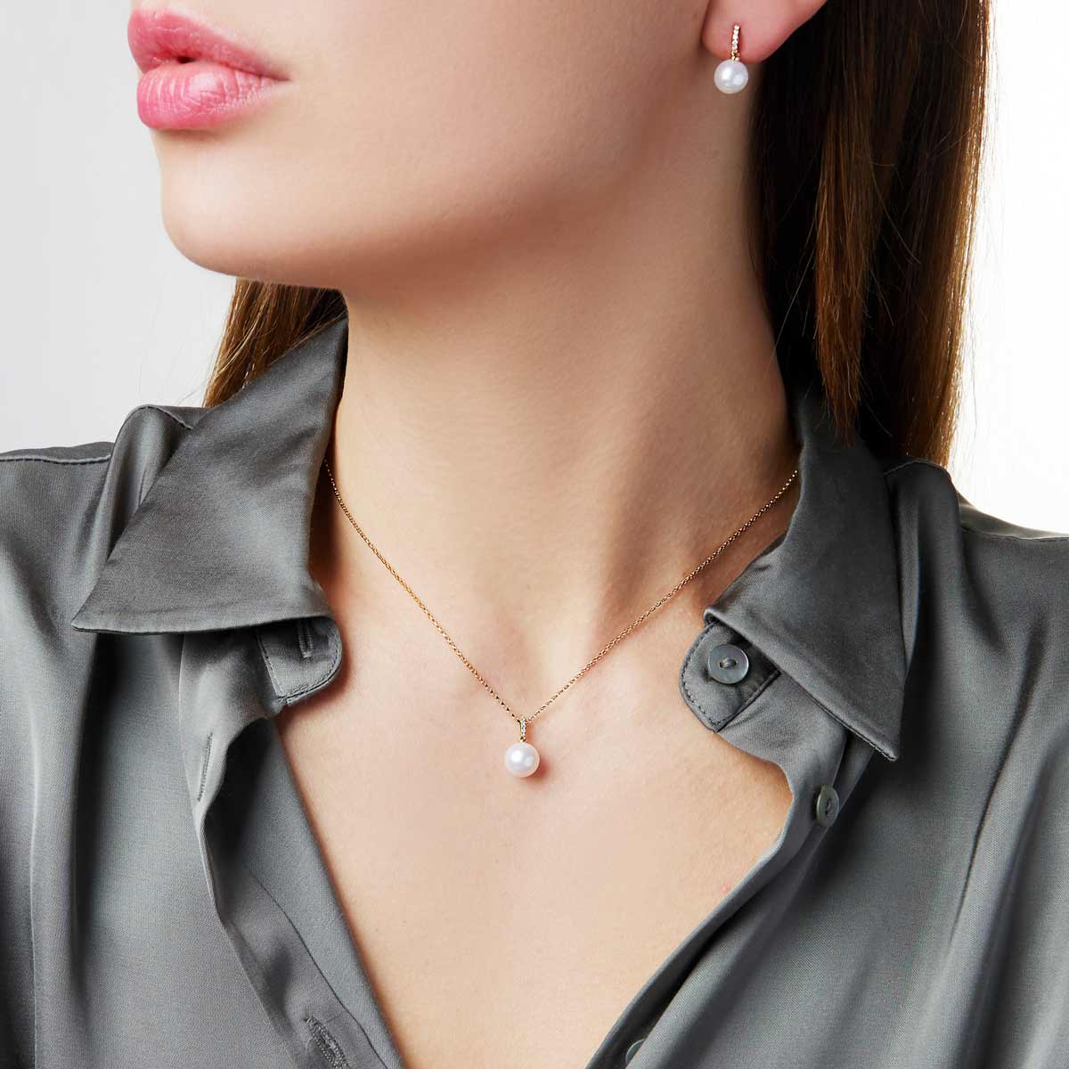 CLASSIC FRESHWATER PEARL DROP PENDANT YPM0021-905C