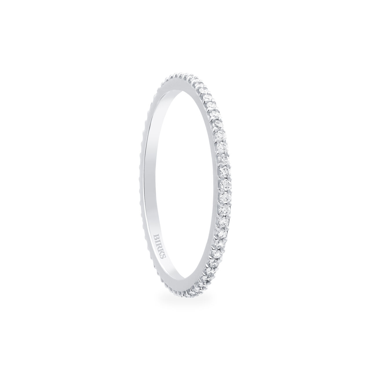 Birks Iconic  Stackable Diamond Rosée du Matin Ring, White Gold 450011681932