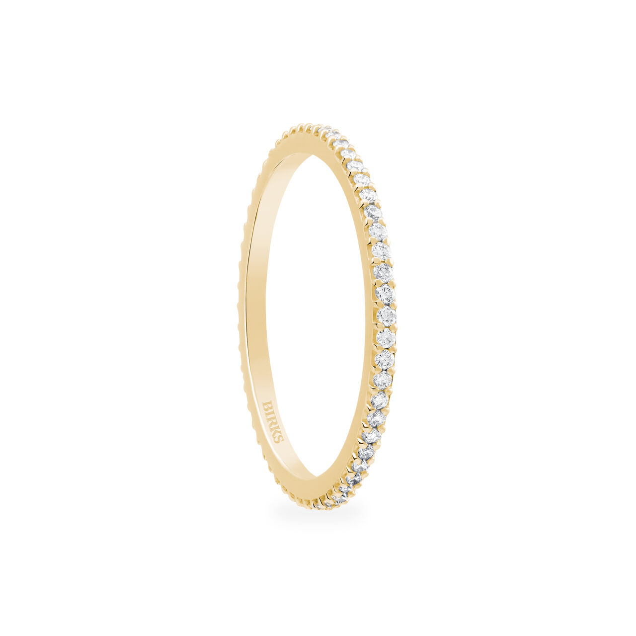 Birks Iconic  Stackable Diamond Rosée du Matin Ring, Yellow Gold 450011682274