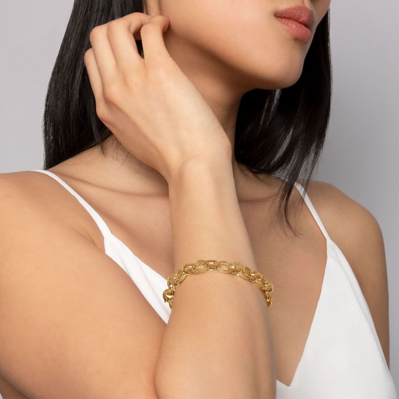 Birks Muse  Yellow Gold Link Bracelet 450010480314