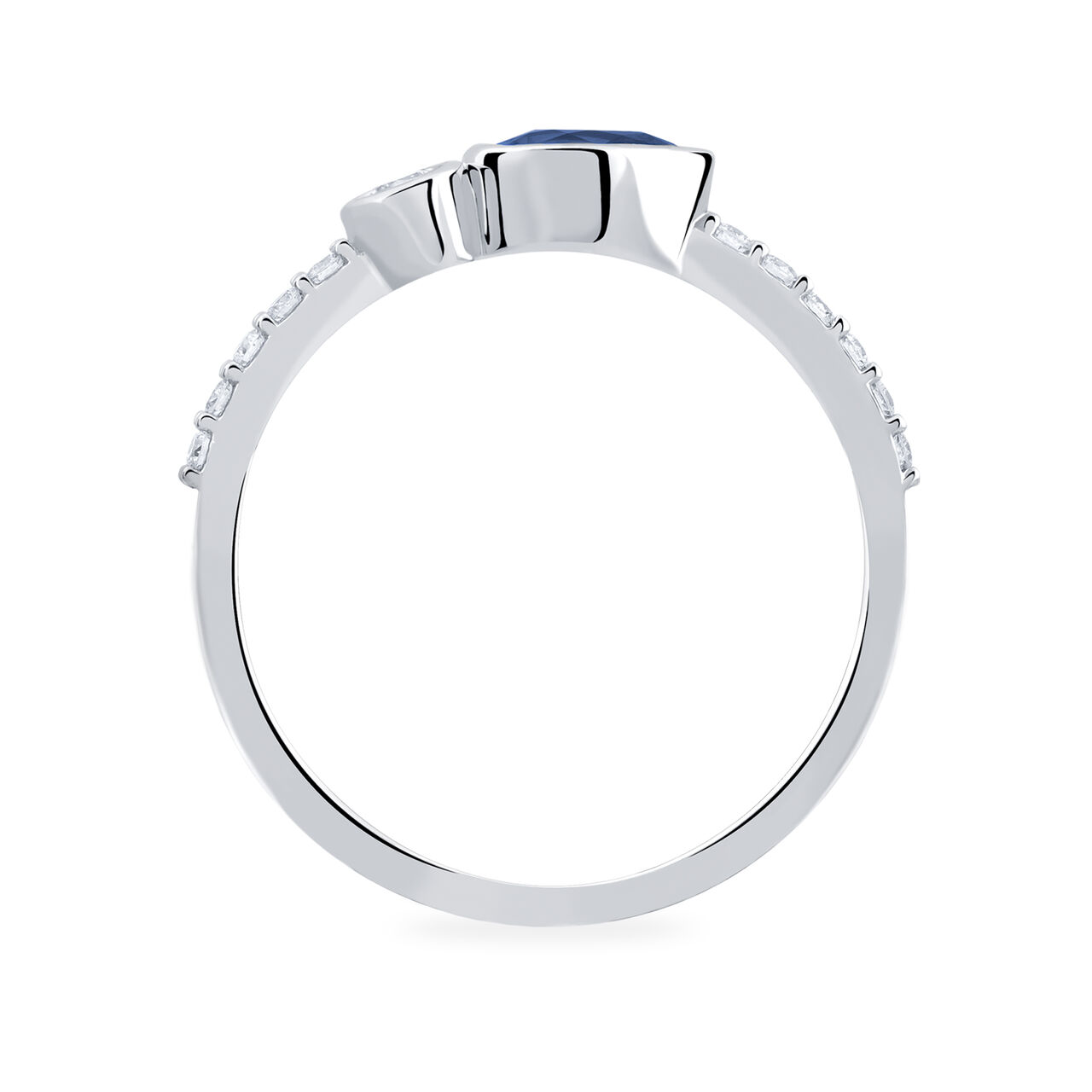 Birks Splash  Sapphire and Diamond Ring 450016013004