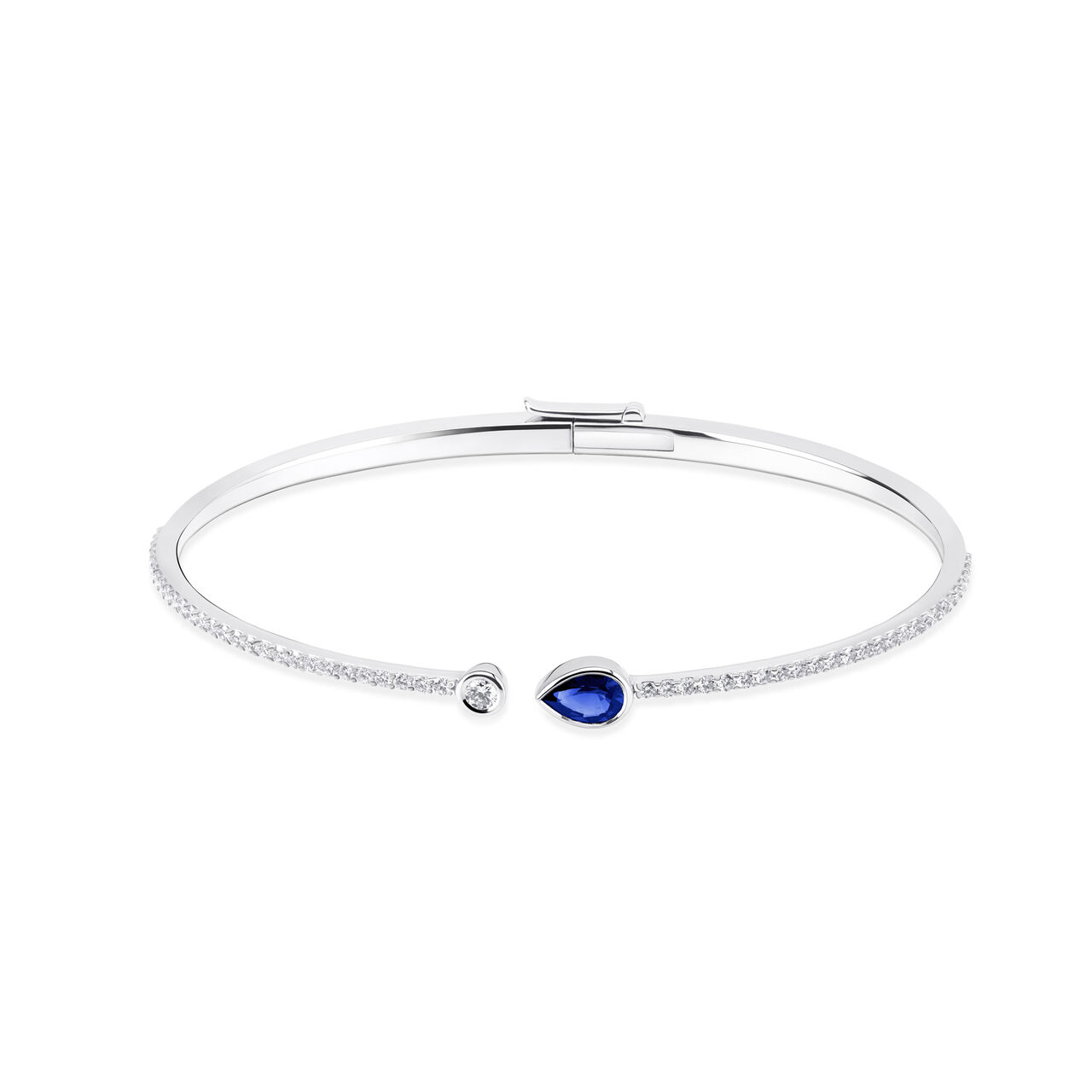 Birks Splash  Sapphire and Diamond Bangle Bracelet 450016012502