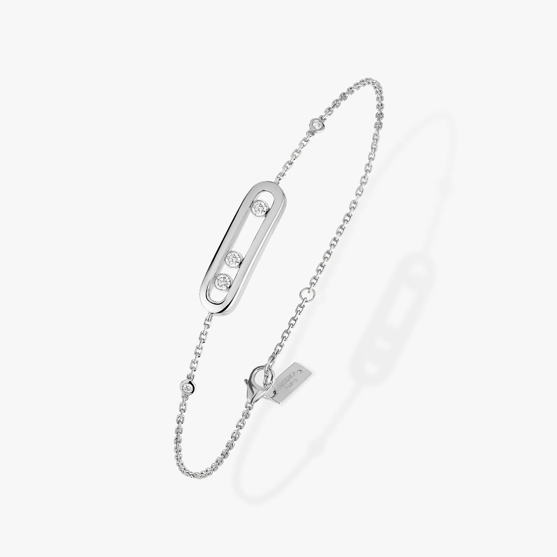 MESSIKA WHITE GOLD DIAMOND BRACELET BABY MOVE 04324-WG