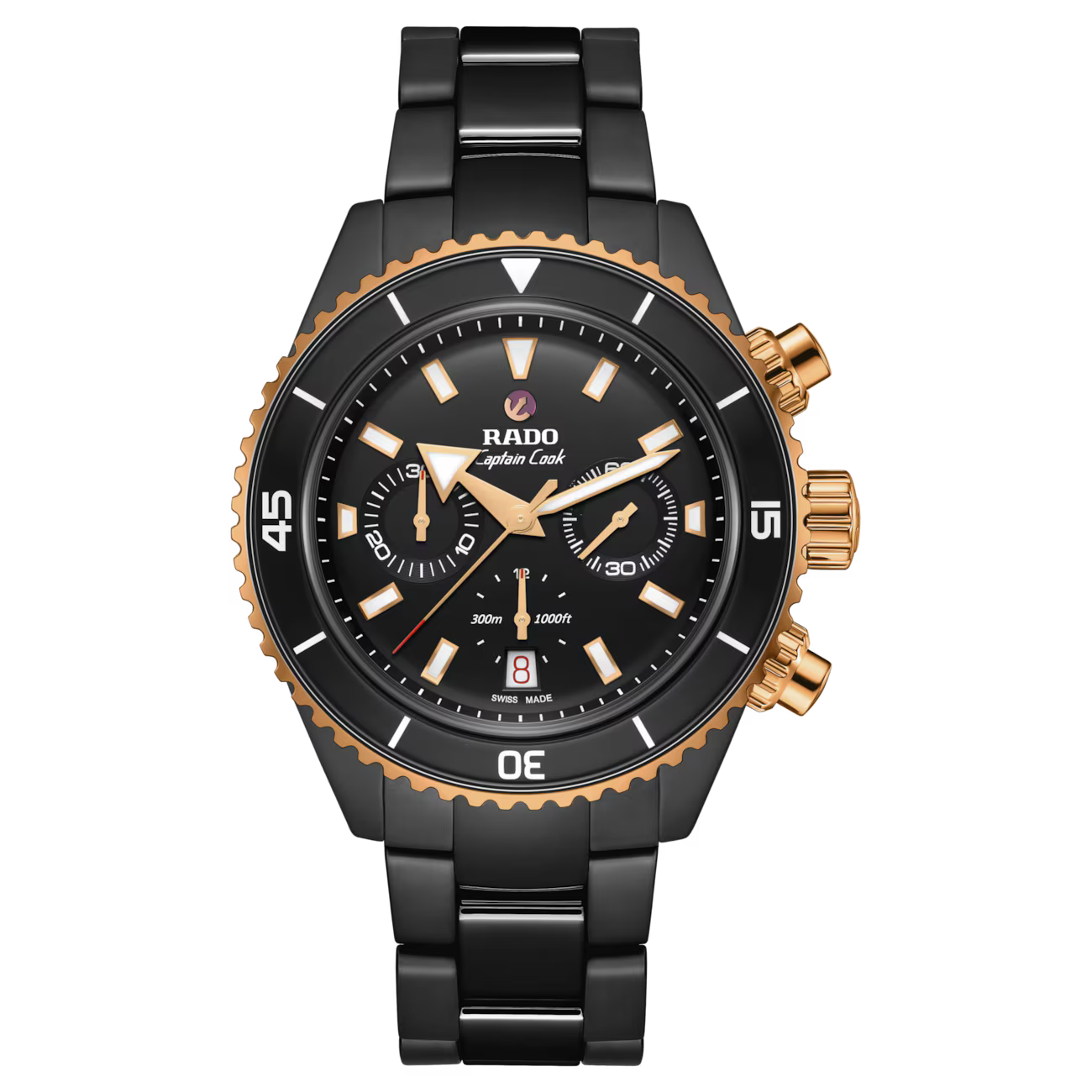 Captain Cook High-Tech Ceramic Automatic Chronograph R32190153 43.0 mm, Automatic, 167.8 g