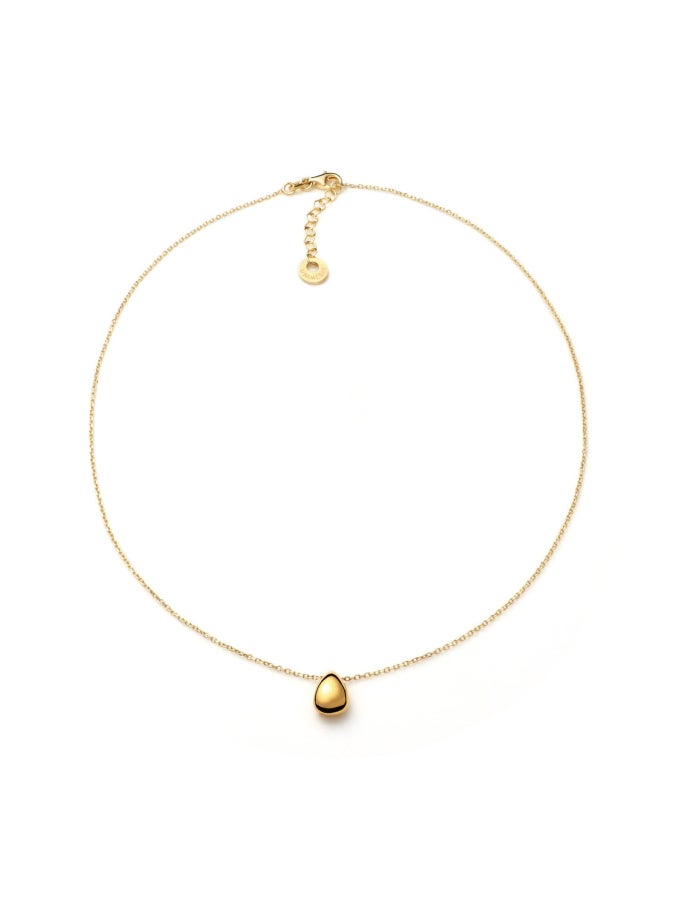 Golden silver drop necklace 564345