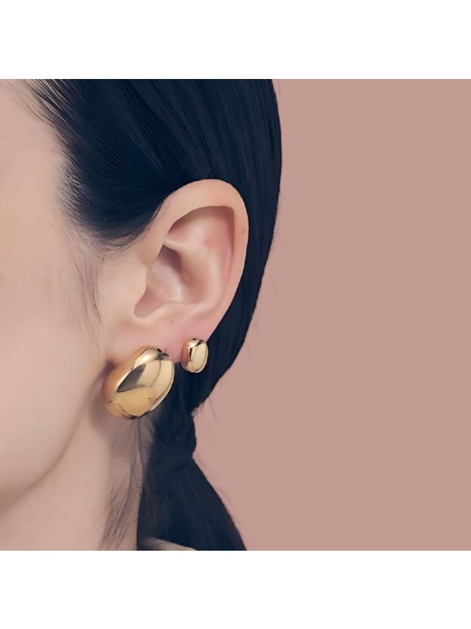 Mini Boule golden silver earrings 557190