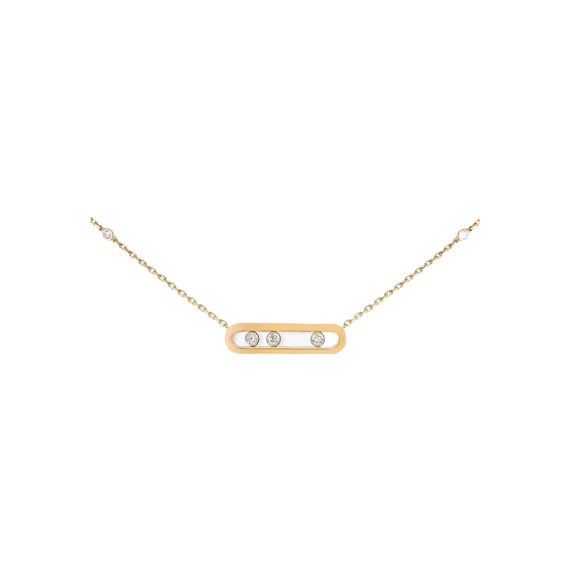 Messika YELLOW GOLD DIAMOND NECKLACE BABY MOVE 04323-YG