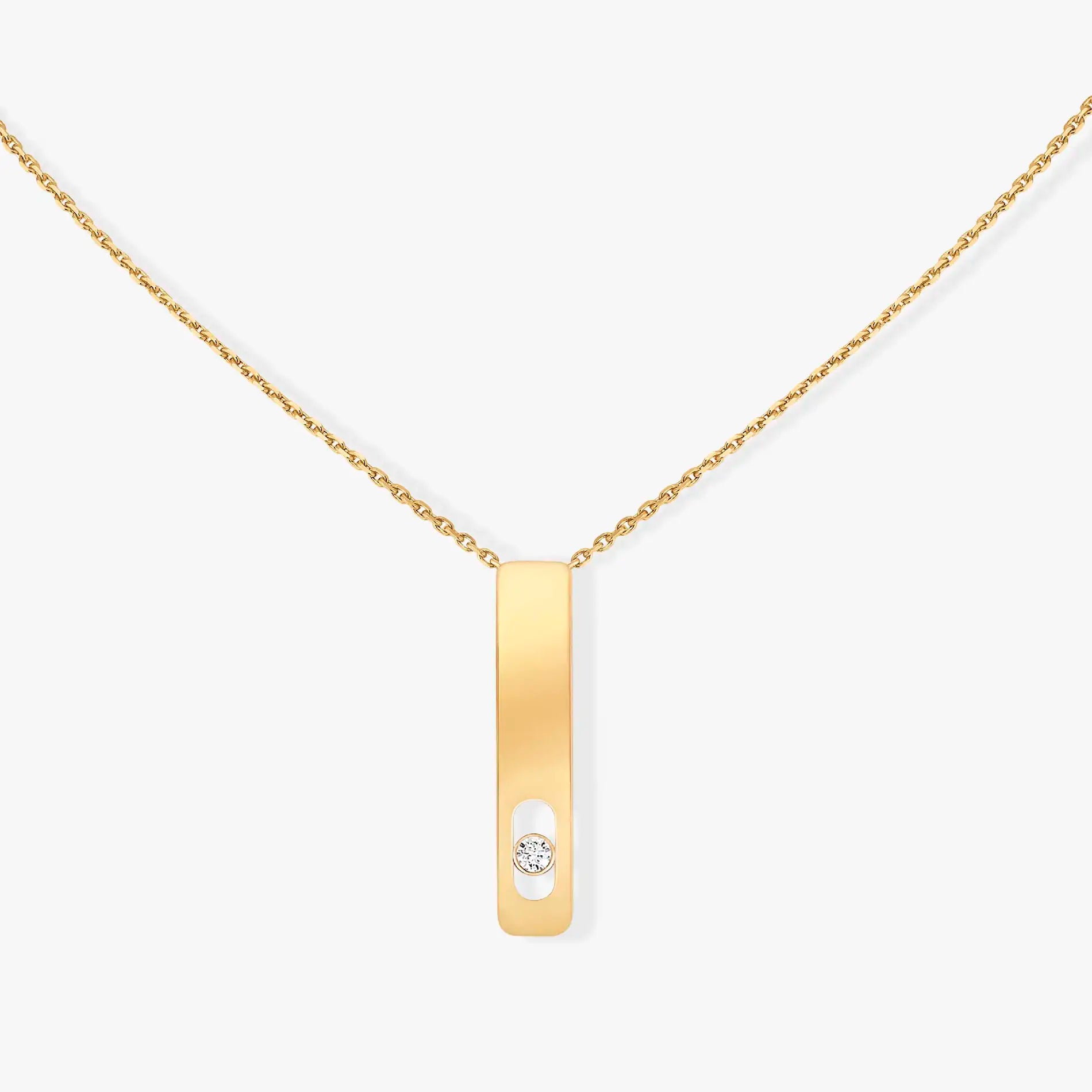 My First Diamond Small Rose Gold Diamond Pendant 07498-YG
