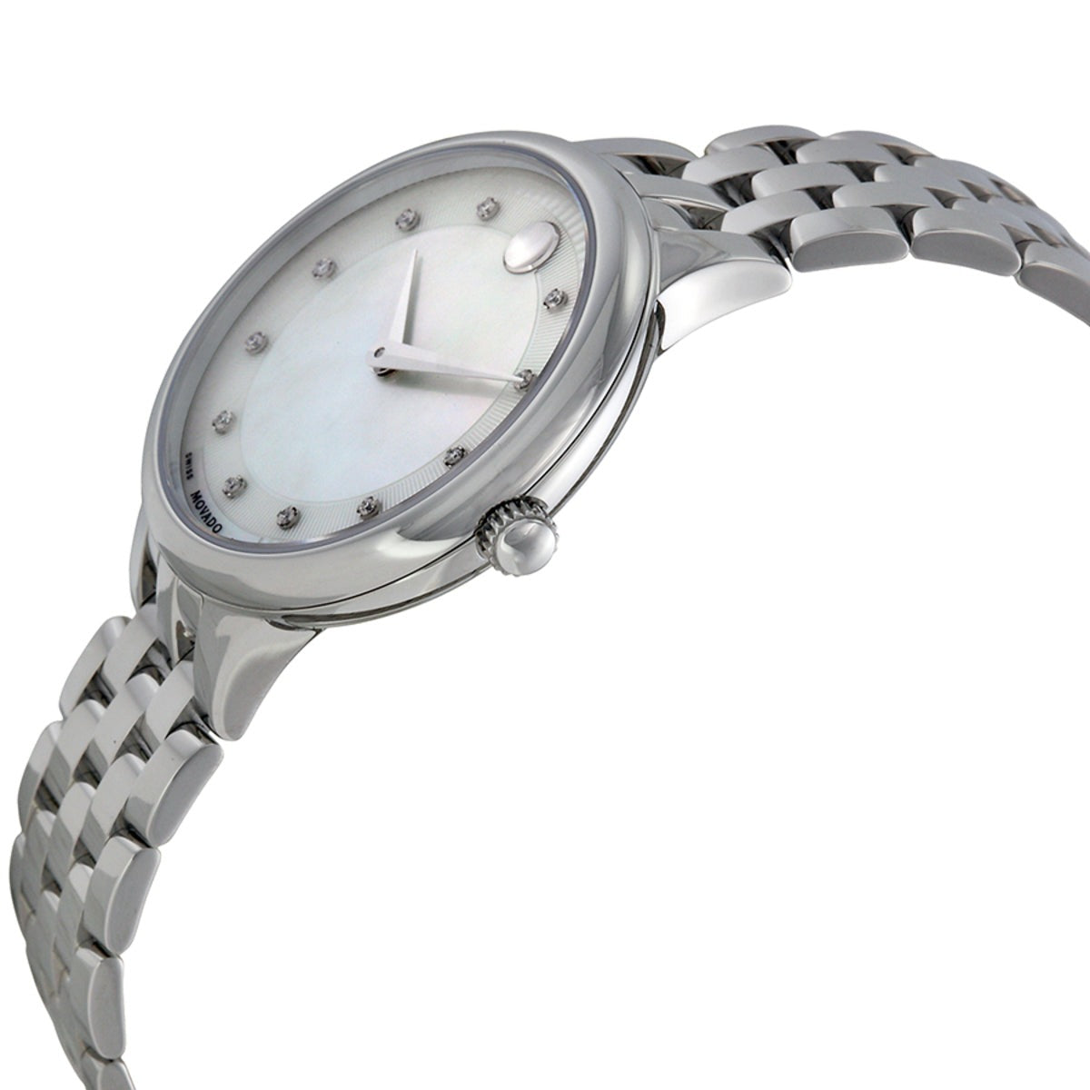 MOVADOTrevi Mother of Pearl Dial Stainless Steel Ladies Watch 0606810