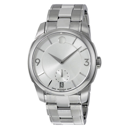 MOVADOLX Silver Dial Stainless Steel Men's Watch 0606627