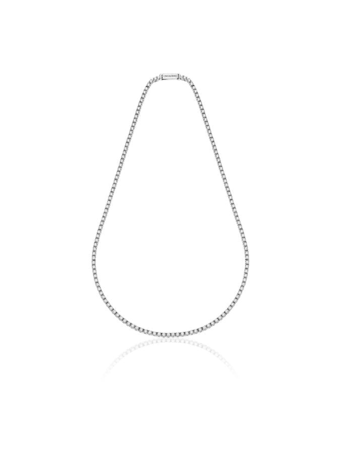 Silver tennis necklace 520815 41cm