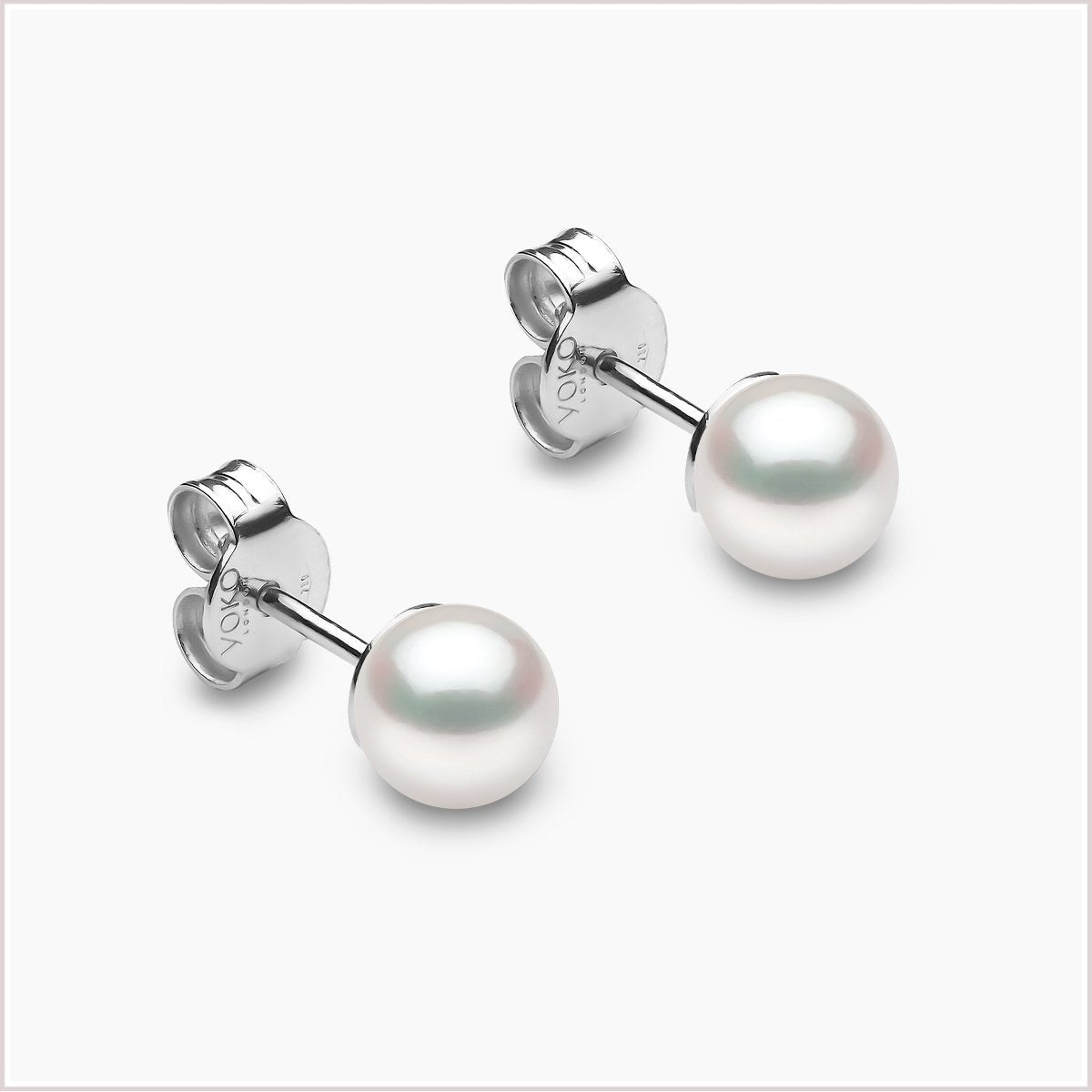 Yoko London Classic Akoya Pearl Stud Earrings EYK109507-AA