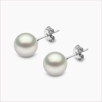 Classic South Sea Pearl Stud Earrings EYW90-7-IY