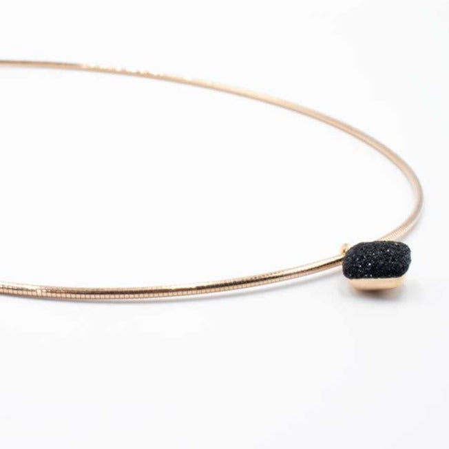 Pesavento NECKLACE WITH BLACK DUST WDNAG055