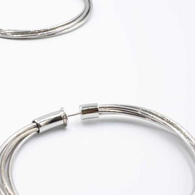 Pesavento Rhodium and Grey Dust Earring  WDNAO104