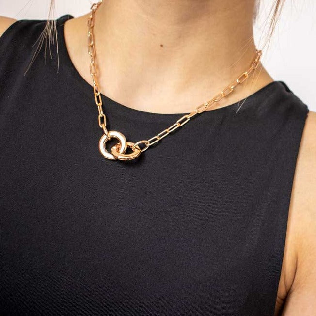 Pesavento Elegance Incrocio Pink Necklace WELGE-045