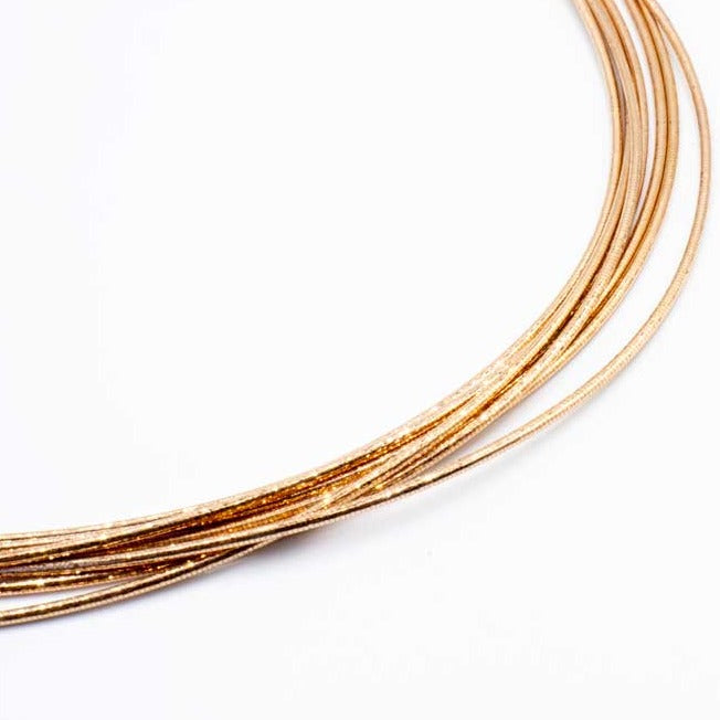 Pesavento Rhodium and Grey Dust Necklece  WDNAG031