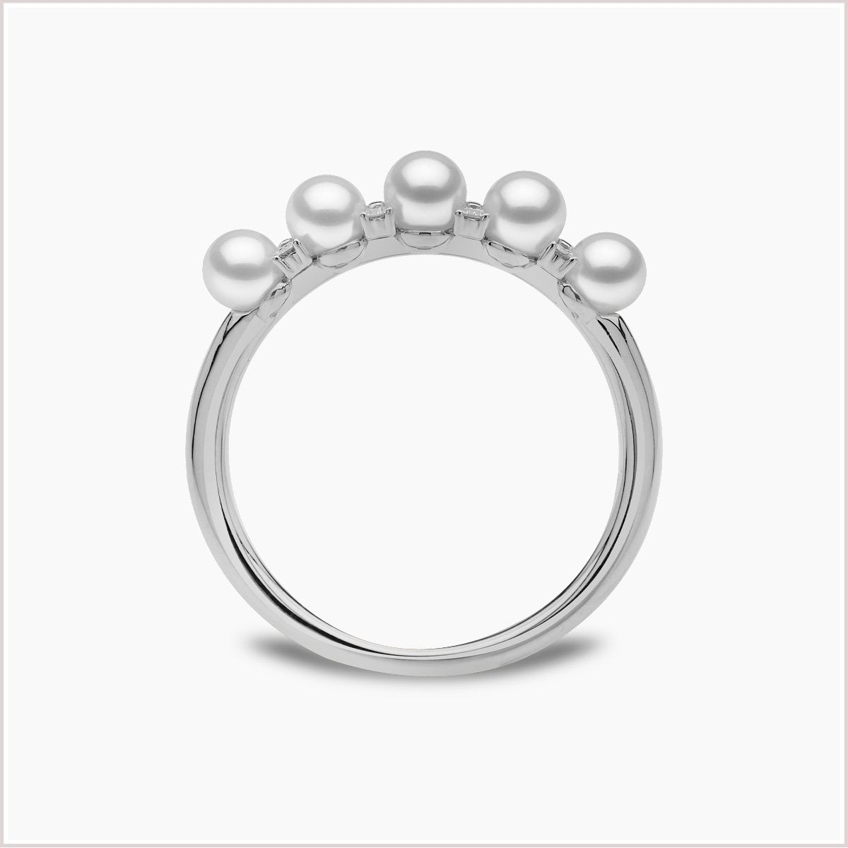 Yoko London Eclipse Akoya Pearl and Diamond Ring QYR2262-7X-KHX