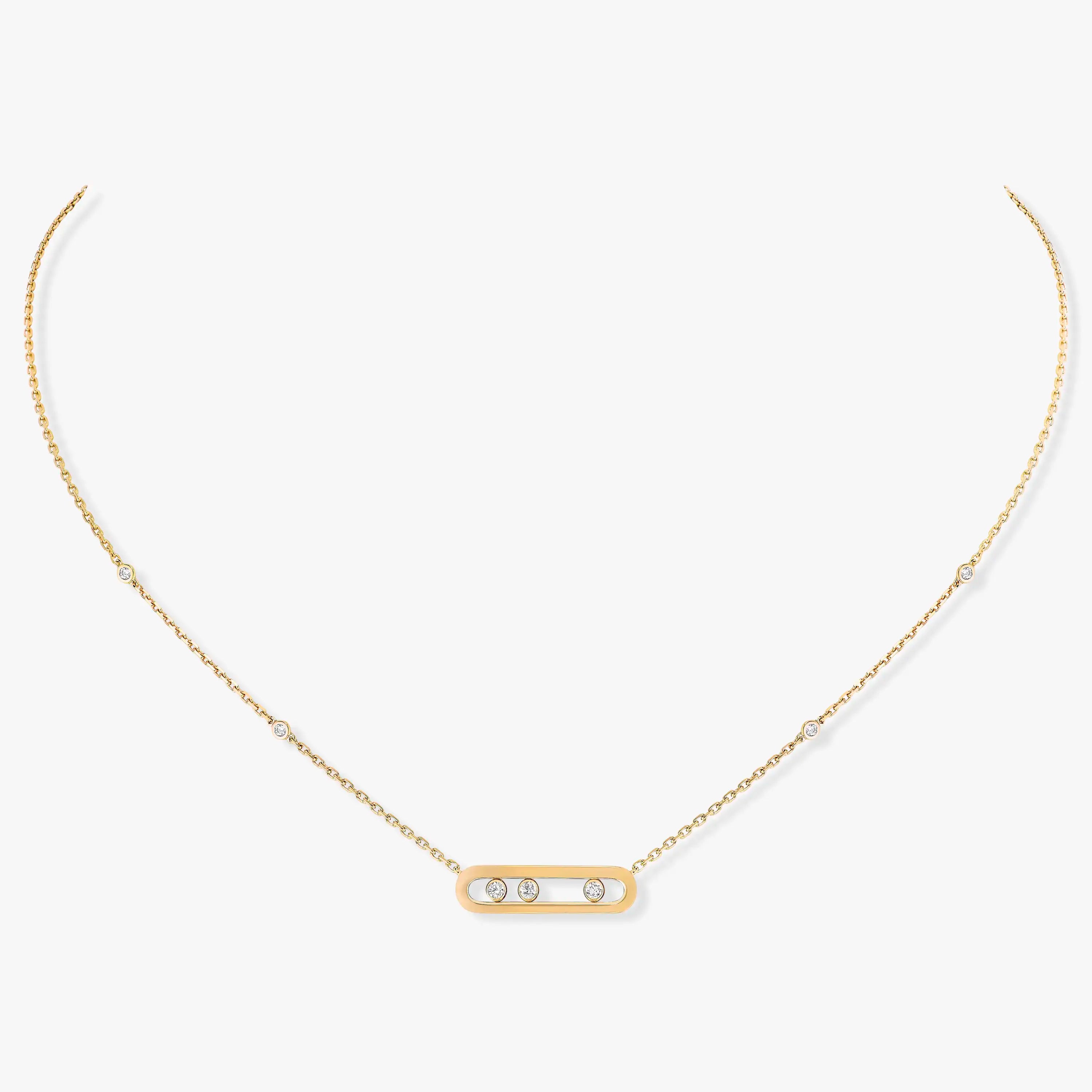 Messika YELLOW GOLD DIAMOND NECKLACE BABY MOVE 04323-YG