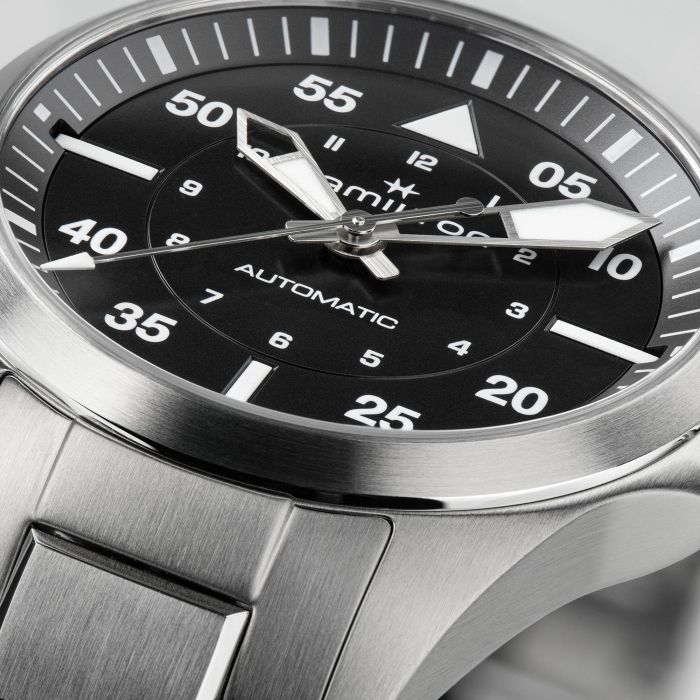 HAMILTON - KHAKI AVIATION PILOT AUTO H76215130